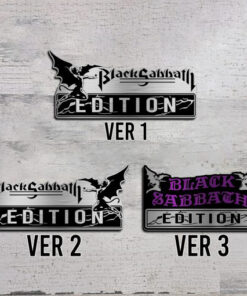 Black Sabbath Edition Laser Engraved Car Name Emblem