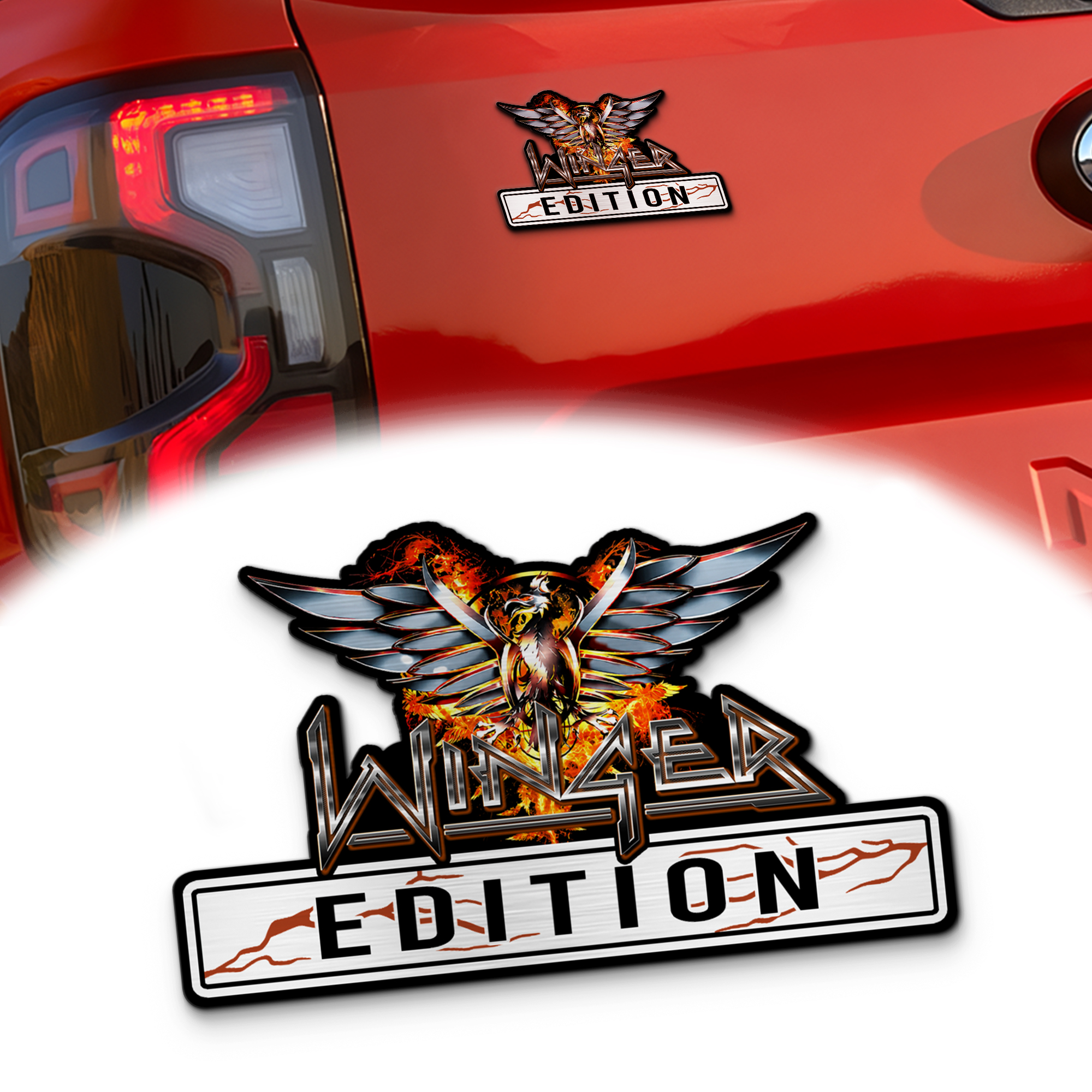 Winger Edition Car Emblem - Image 3