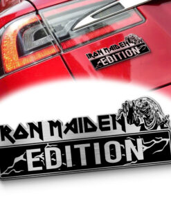 Iron Maiden Edition Laser Engraved Car Name Emblem
