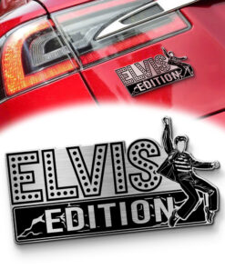 Elvis Presley Edition Laser Engraved Car Name Emblem