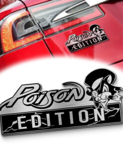 Poison Edition Laser Engraved Car Name Emblem