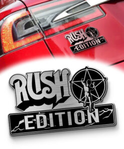Rush Edition Laser Engraved Car Name Emblem