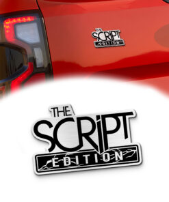 The Script Edition Car Emblem